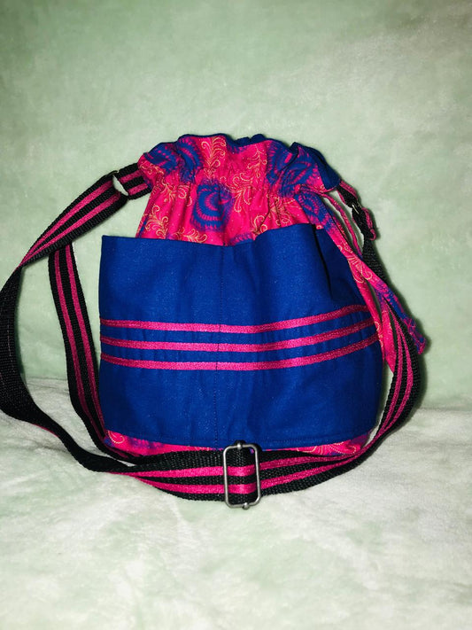 Sishweshwe drawstring bag